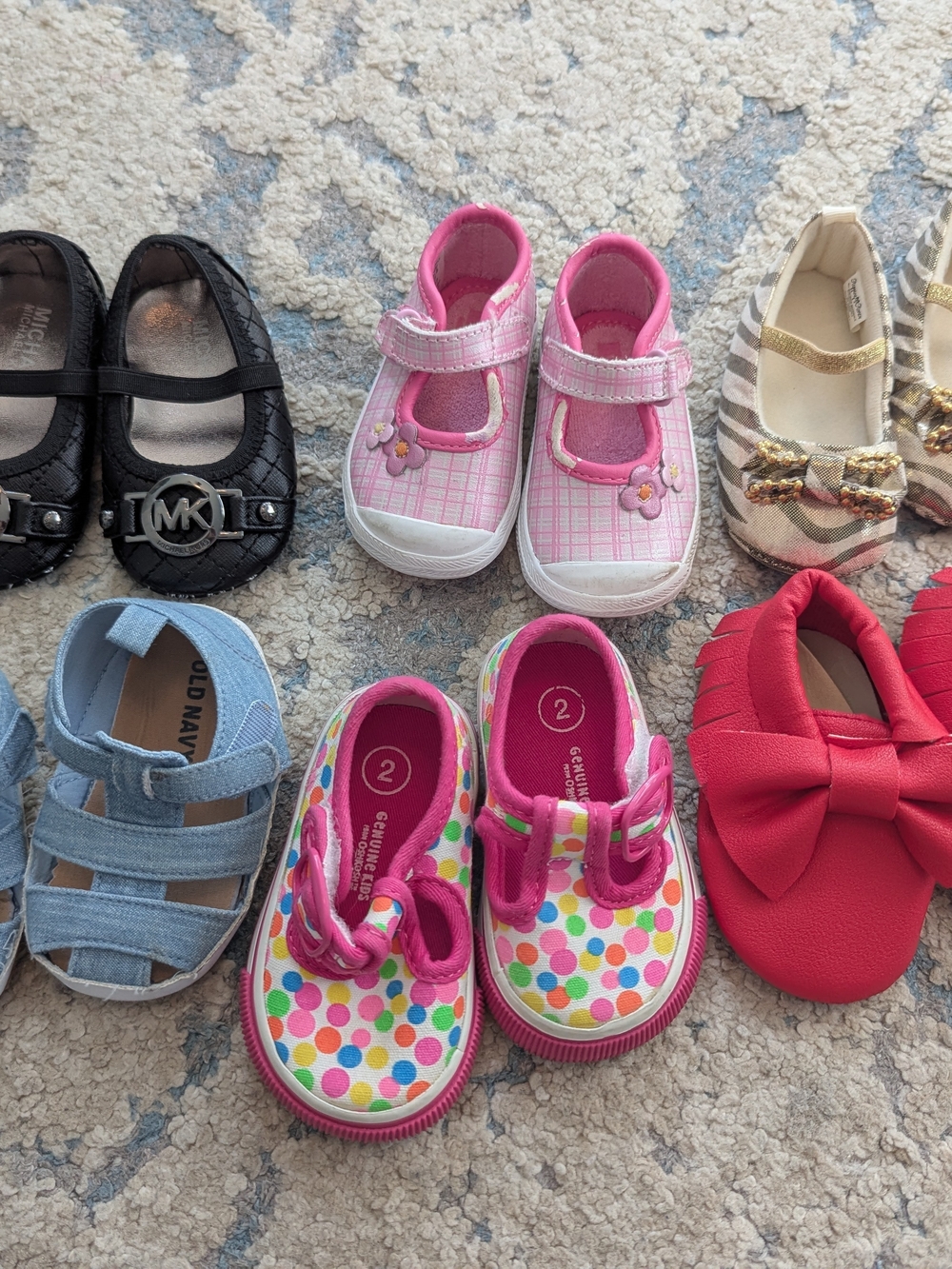Size 2 Toddler Shoes, Michael Kors, Keds, Oshkosh